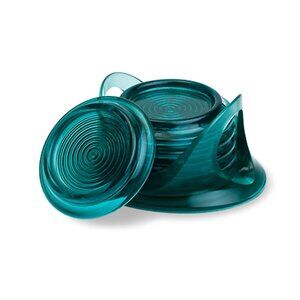 Green Coaster Set New in box from Qualy Design Set of 6